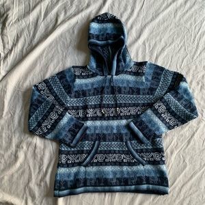 Authentic Alpaca hooded sweater made in Peru